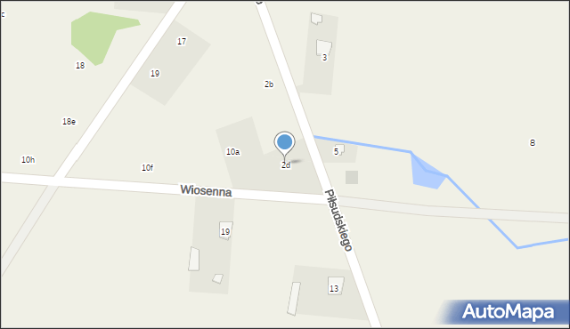 Świętochów, Piłsudskiego Józefa, marsz., 2d, mapa Świętochów