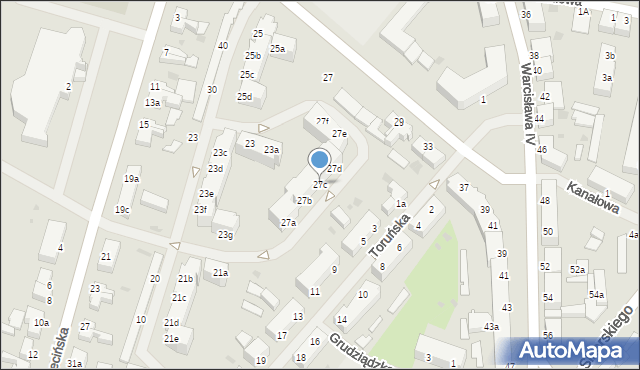 Szczecinek, Piłsudskiego Józefa, marsz., 27c, mapa Szczecinek