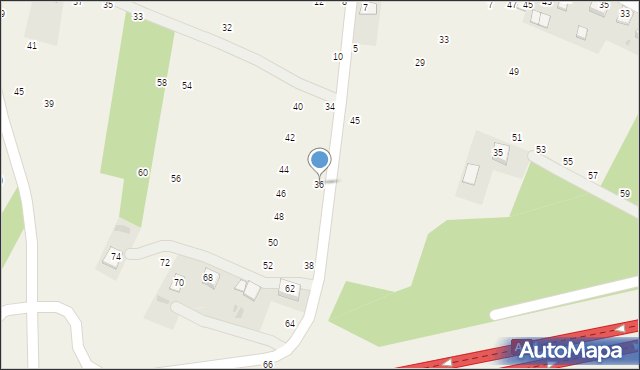 Szczepanów, Pielgrzymów, 36, mapa Szczepanów