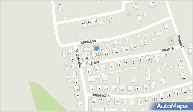 Szczuczyn, Pijarów, ks., 22, mapa Szczuczyn