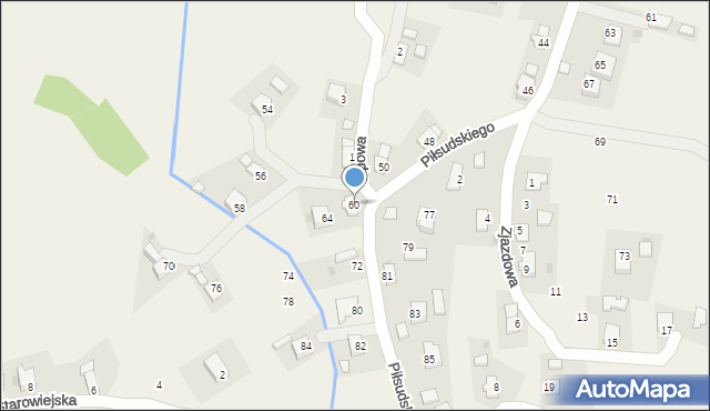 Targowiska, Piłsudskiego Józefa, marsz., 60, mapa Targowiska