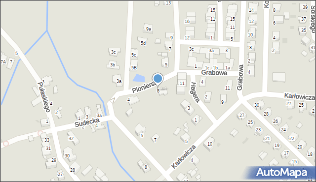 Tarnowskie Góry, Pionierska, 8, mapa Tarnowskie Góry