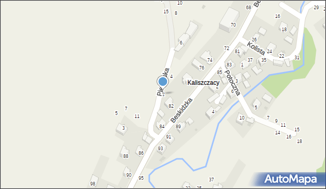 Trzebinia, Piekarska, 2, mapa Trzebinia