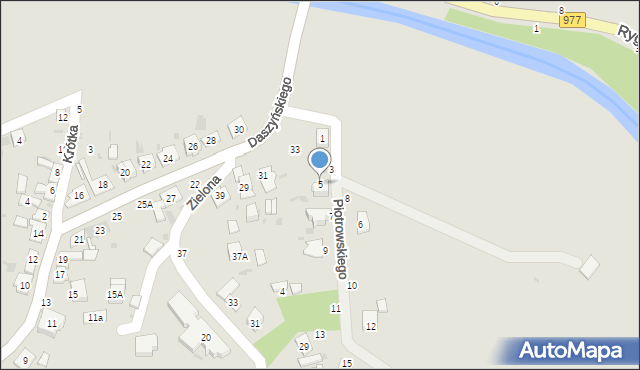 Tuchów, Piotrowskiego, 5, mapa Tuchów