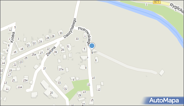 Tuchów, Piotrowskiego, 8, mapa Tuchów