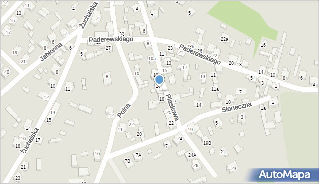 Tuliszków, Piaskowa, 16, mapa Tuliszków