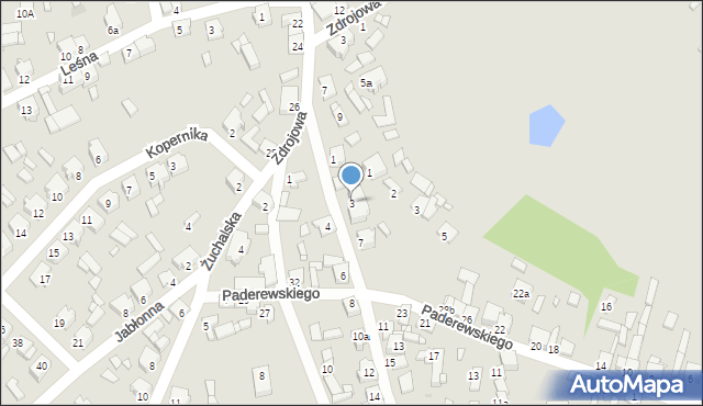 Tuliszków, Piaskowa, 3, mapa Tuliszków