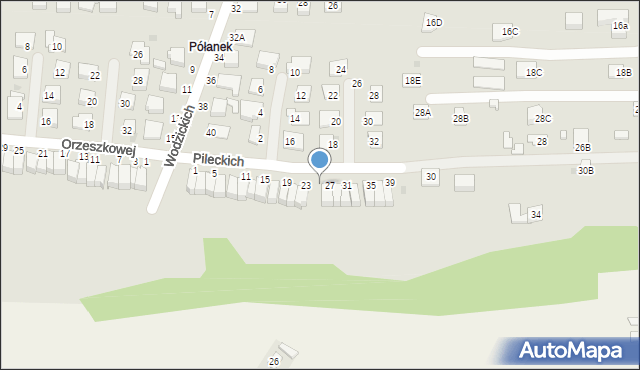 Tyczyn, Pileckich, 25, mapa Tyczyn