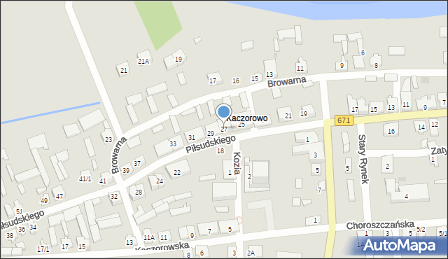 Tykocin, Piłsudskiego Józefa, marsz., 27, mapa Tykocin