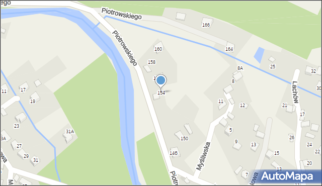 Ujsoły, Piotrowskiego, ks. prał., 154, mapa Ujsoły