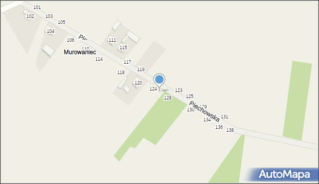 Wierzchlas, Piechowska, 126, mapa Wierzchlas