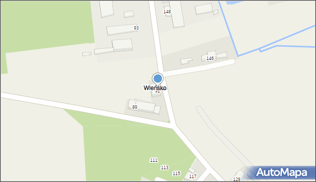 Wińsko, Piłsudskiego Józefa, marsz., 91, mapa Wińsko