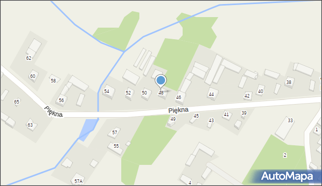 Wola Przypkowska, Piękna, 48, mapa Wola Przypkowska