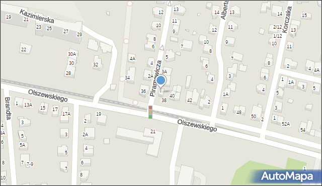 Wrocław, Piramowicza Grzegorza, ks., 1, mapa Wrocławia