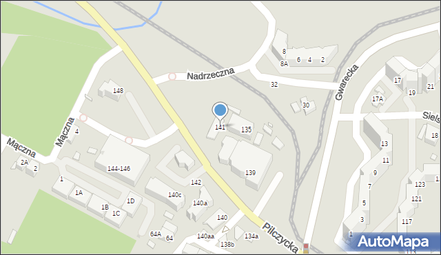 Wrocław, Pilczycka, 141, mapa Wrocławia