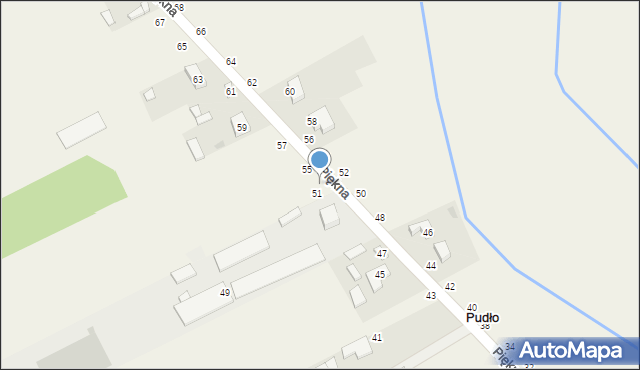 Zaborów Drugi, Piękna, 53, mapa Zaborów Drugi