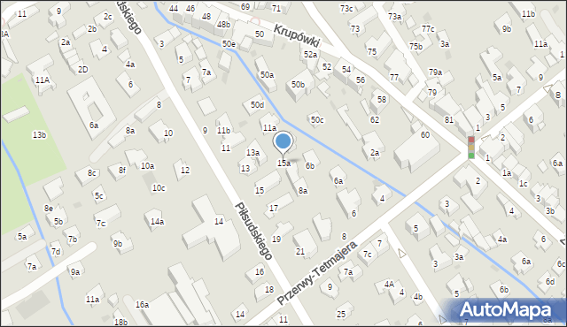 Zakopane, Piłsudskiego Józefa, marsz., 15a, mapa Zakopanego