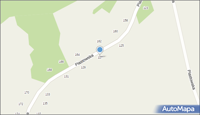 Zalasowa, Piastowska, 127, mapa Zalasowa