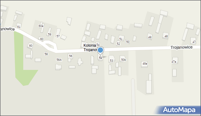 Żarnów, Piotrkowska, 54, mapa Żarnów