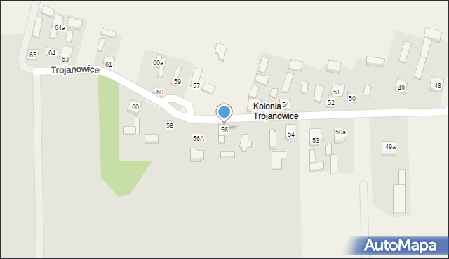 Żarnów, Piotrkowska, 56, mapa Żarnów