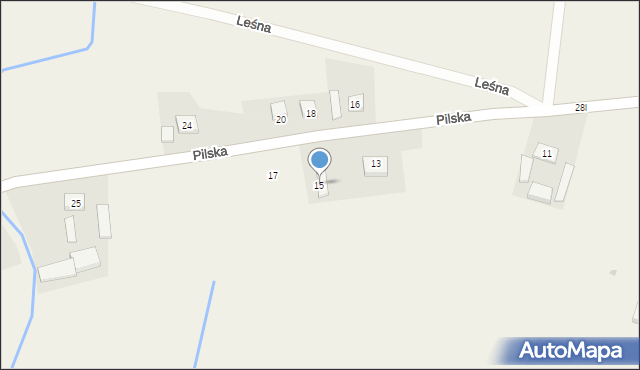 Zelgniewo, Pilska, 15, mapa Zelgniewo