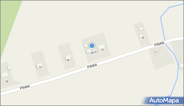 Zelgniewo, Pilska, 44, mapa Zelgniewo