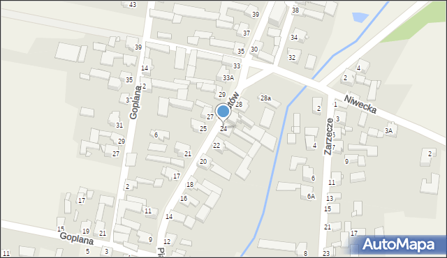 Żelisławice, Piastów, 24, mapa Żelisławice