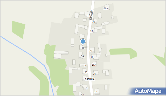 Żelisławice, Piastów, 5b, mapa Żelisławice