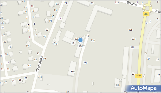 Zgierz, Piątkowska, 83n, mapa Zgierz