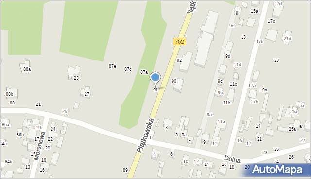 Zgierz, Piątkowska, 91, mapa Zgierz