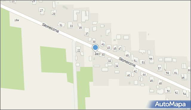 Żurada, Pierwsza Kolonia, 14, mapa Żurada