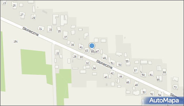 Żurada, Pierwsza Kolonia, 19, mapa Żurada