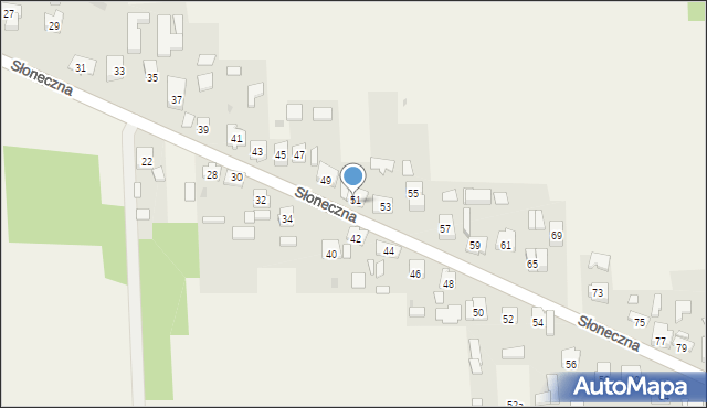 Żurada, Pierwsza Kolonia, 22, mapa Żurada