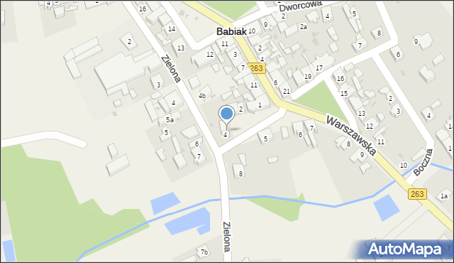 Babiak, Plac Kościuszki Tadeusza, gen., 4A, mapa Babiak