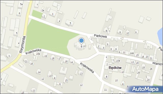 Będków, Plac Wspinków z Będkowa, 5, mapa Będków