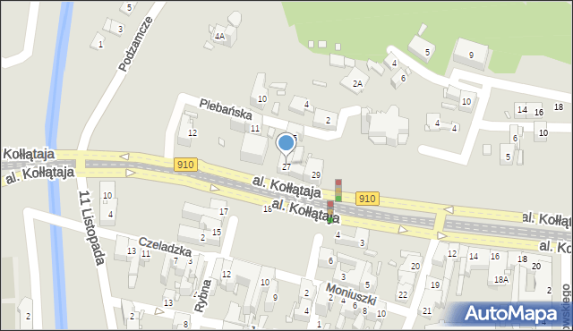 Będzin, Plac Kazimierza Wielkiego, 27, mapa Będzin