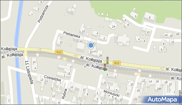 Będzin, Plac Kazimierza Wielkiego, 27, mapa Będzin