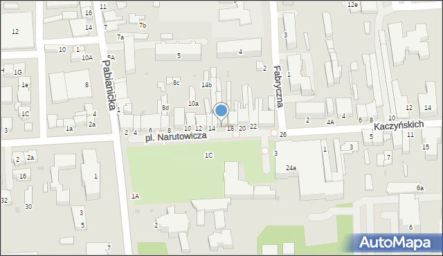 Bełchatów, Plac Narutowicza Gabriela, 16, mapa Bełchatów