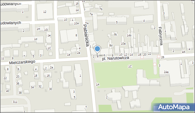 Bełchatów, Plac Narutowicza Gabriela, 4, mapa Bełchatów