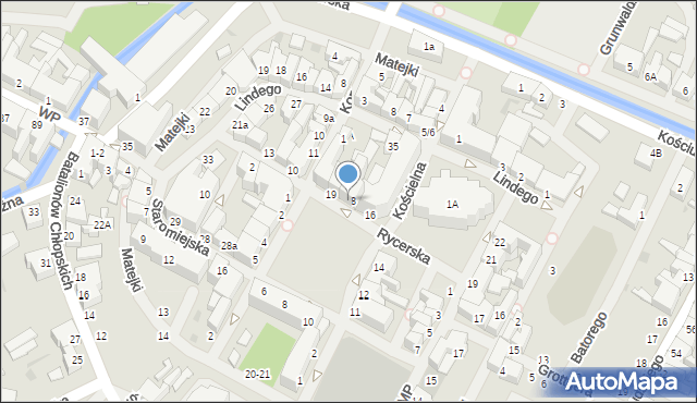 Białogard, Plac Wolności, 18, mapa Białogard