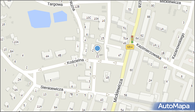 Bielsk Podlaski, Plac Ratuszowy, 11, mapa Bielsk Podlaski