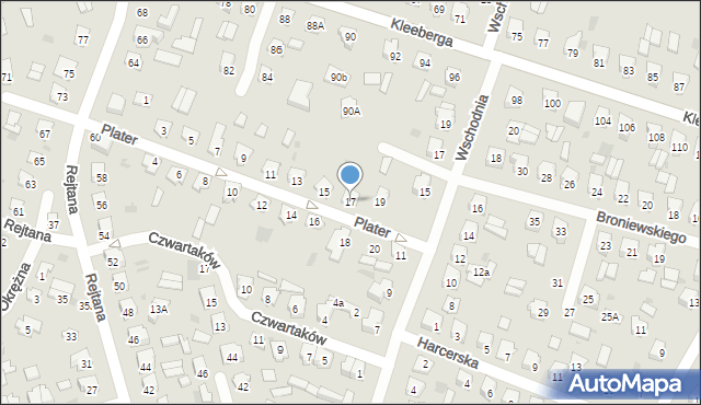 Bielsk Podlaski, Plater Emilii, 17, mapa Bielsk Podlaski