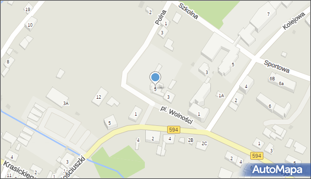 Bisztynek, Plac Wolności, 5, mapa Bisztynek