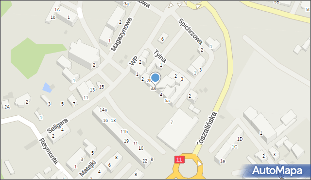 Bobolice, Plac Zwycięstwa, 3b, mapa Bobolice