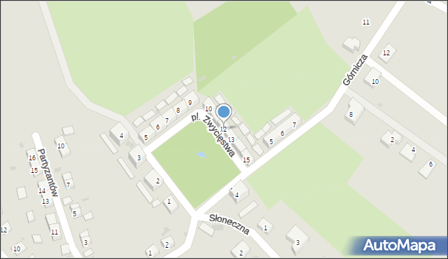 Boguszów-Gorce, Plac Zwycięstwa, 12, mapa Boguszów-Gorce