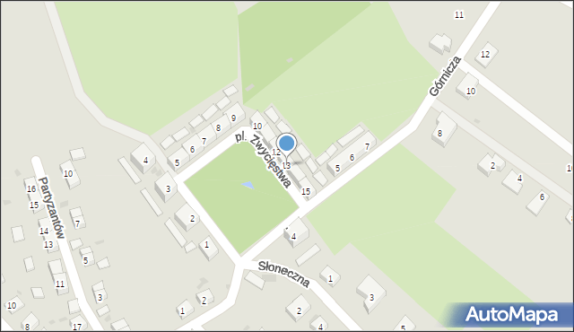 Boguszów-Gorce, Plac Zwycięstwa, 13, mapa Boguszów-Gorce