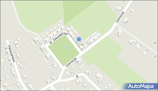 Boguszów-Gorce, Plac Zwycięstwa, 14, mapa Boguszów-Gorce