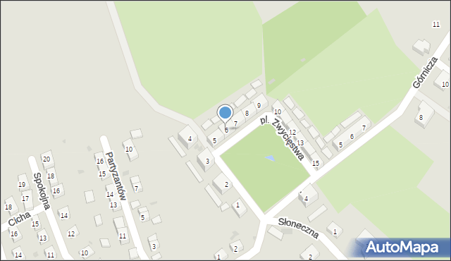 Boguszów-Gorce, Plac Zwycięstwa, 6, mapa Boguszów-Gorce