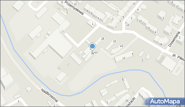 Braniewo, Plac Piłsudskiego Józefa, marsz., 34, mapa Braniewo