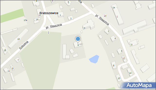 Bratoszewice, Plac Staszica Stanisława, 4, mapa Bratoszewice